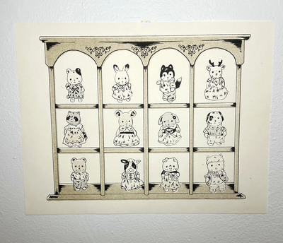 calico critters print