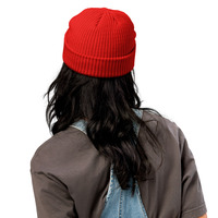 Classic Knit Fisherman Beanie - Timeless, Ribbed, One Size Fits Most - Thumbnail 1