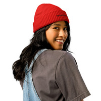 Classic Knit Fisherman Beanie - Timeless, Ribbed, One Size Fits Most - Thumbnail 2
