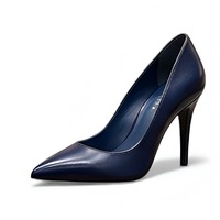 Crafted Leather Handcrafted Women’s Dark Sapphire Pointed Toe Dress Shoes  - Thumbnail 3