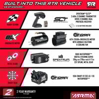 Arrma ARA8708V6T1 1/8th Kraton 6S EXB BLX Brushless RTR 4X4 RC Speed Truck - Thumbnail 7