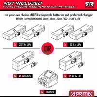 Arrma ARA8708V6T1 1/8th Kraton 6S EXB BLX Brushless RTR 4X4 RC Speed Truck - Thumbnail 9