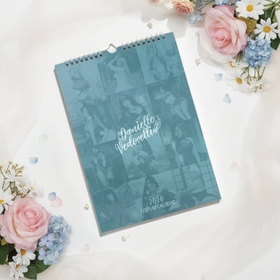 2026 cosplay calendar – danielle vedovelli – a3 size