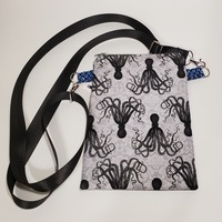 Octopus Damask Crossbody Bag - Thumbnail 1