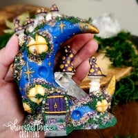 Whimsigoth Faerie Cottage w/Clear Quartz - Thumbnail 4