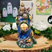 Whimsigoth Faerie Cottage w/Clear Quartz - Thumbnail 3