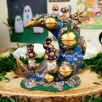 Whimsigoth Faerie Cottage w/Clear Quartz - Thumbnail 2