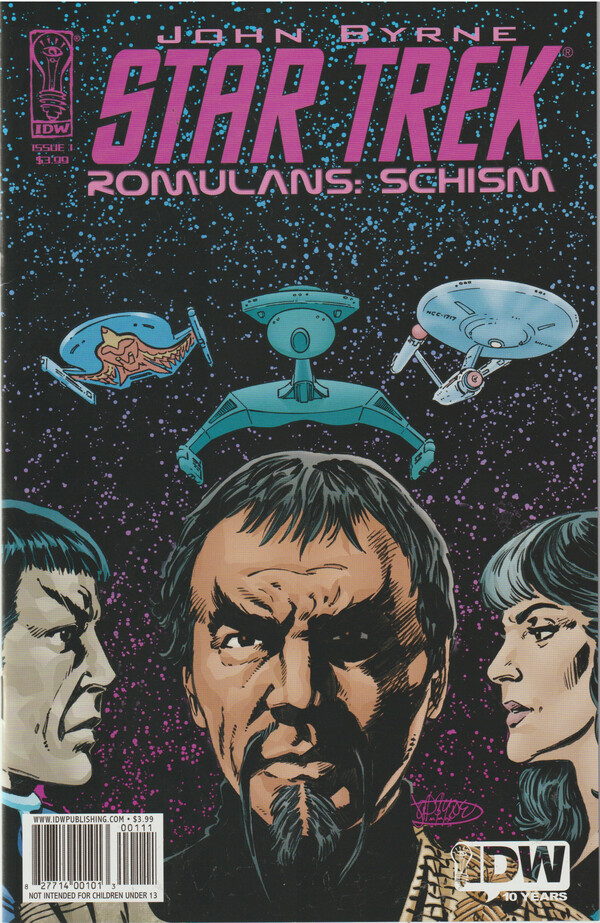 IDW Star Trek: Romulans: Schism complete set 1-3 2009 John Byrne