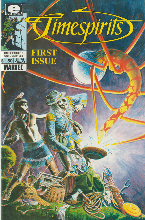 Marvel Epic Timespirits complete set 1-8 1984 Steve Perry Tom Yeates