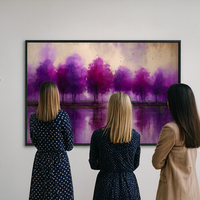 Twilight Reflections Purple Forest Dream - Thumbnail 1