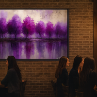 Twilight Reflections Purple Forest Dream - Thumbnail 2