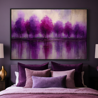 Twilight Reflections Purple Forest Dream - Thumbnail 3