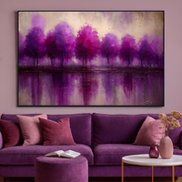 Twilight Reflections Purple Forest Dream - Thumbnail 4