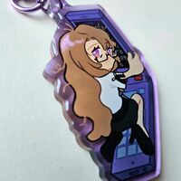 Kiryu Moeka Acrylic Charm Keychain - Thumbnail 1