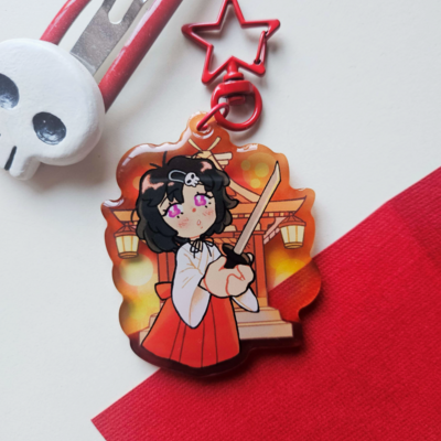 Urushibara luka acrylic charm keychain