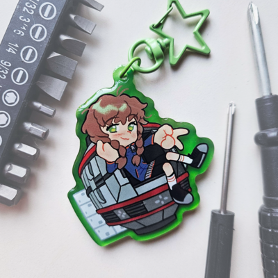 Amane suzuha acrylic charm keychain
