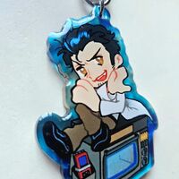 Okabe Rintaro Acrylic Charm Keychain - Thumbnail 1