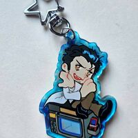 Okabe Rintaro Acrylic Charm Keychain - Thumbnail 2