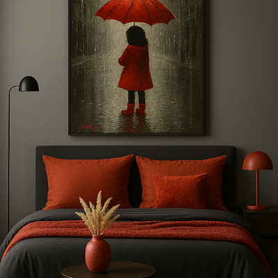Red in the rain