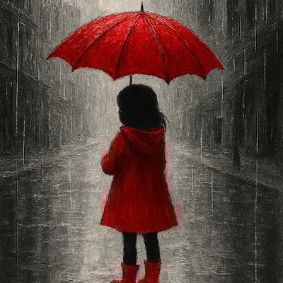 Red in the rain - Thumbnail 1