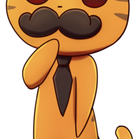 Mr.Cat Glitter Sticker - Thumbnail 1