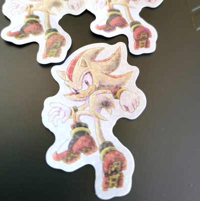 Shadow Glitter Sticker