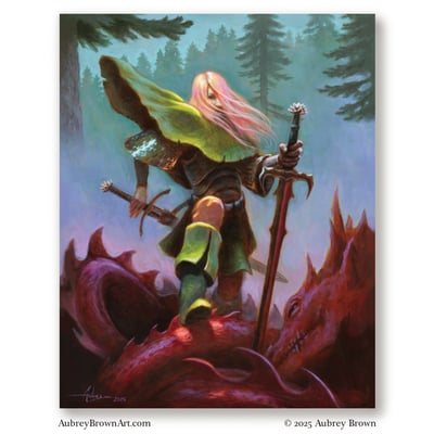 "lily the slayer" 8x10 print