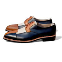 Crafted Leather Men’s Handcrafted Classic Multi Color Leather Lace up Dress Shoes - Thumbnail 3