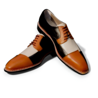 Crafted Leather Men’s Handcrafted Classic Multi Color Leather Lace up Dress Shoes - Thumbnail 4
