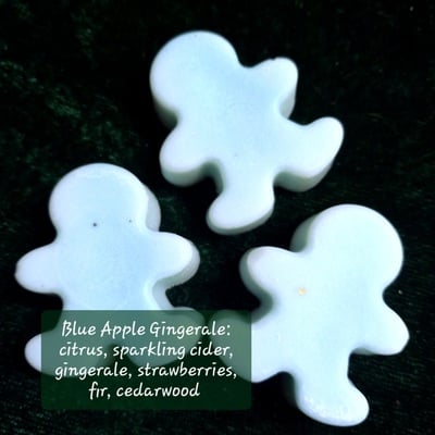 Blue Apple Gingerale RTS wax melt