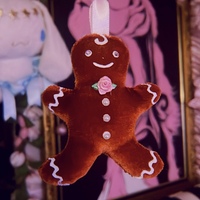 Gingerbread Bag Charm - Thumbnail 1
