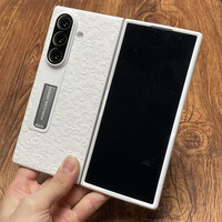 Leather Case for Samsung Z fold 7 6 5 With Lanyard SGX03 - Thumbnail 2