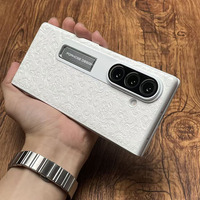 Leather Case for Samsung Z fold 7 6 5 With Lanyard SGX03 - Thumbnail 3