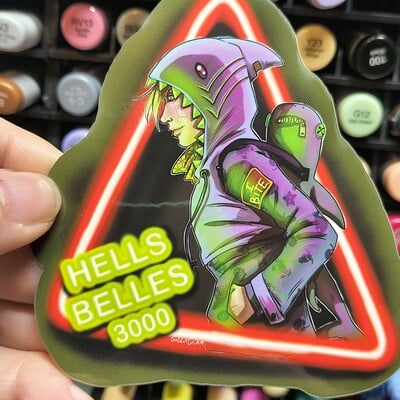 Cyber sharkie sticker