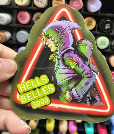 Cyber Sharkie Sticker