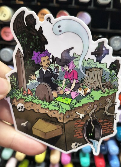 Graveyard Sticker
