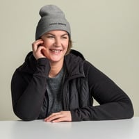 Warm, everyday ribbed winter hat for men & women - Thumbnail 1