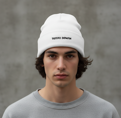 Unique embroidered design, classic cuffed skull cap