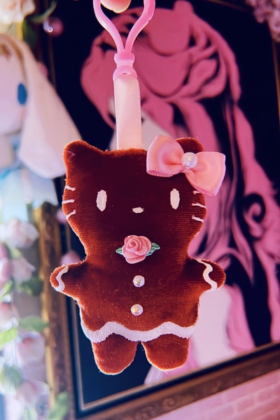 Hello Gingerbread Bag Charm