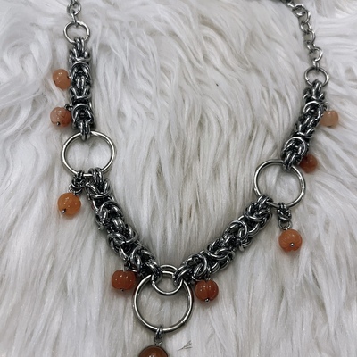 Pumpkin necklace