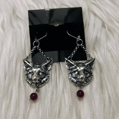 Lucky fox earrings 