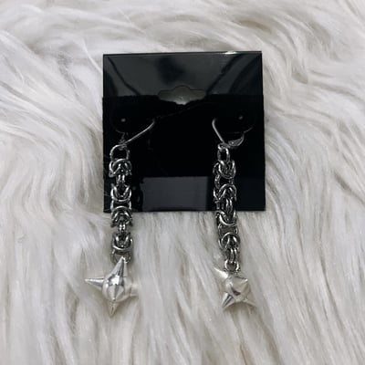Spiked ball earrings 