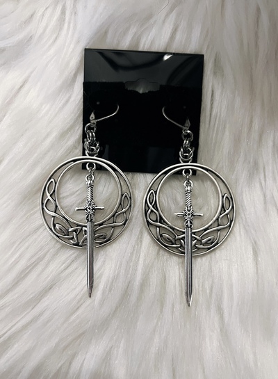 Elvish Sword Earrings 