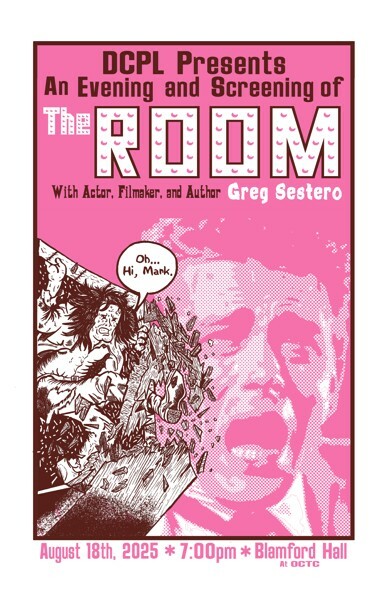The Room Film Screening Screen Printed Poster