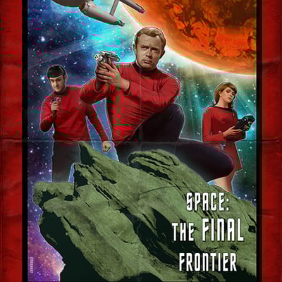 Star trek: red shirts space: the final frontier artist print