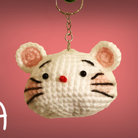 Animal Head Crochet Keychains Made by Mom - Thumbnail 5