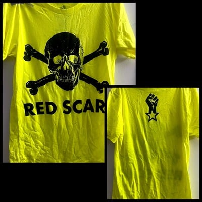 "fc red scare" tee (yellow)