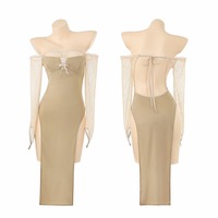 Strapless backless dress sexy pajamas - Thumbnail 2