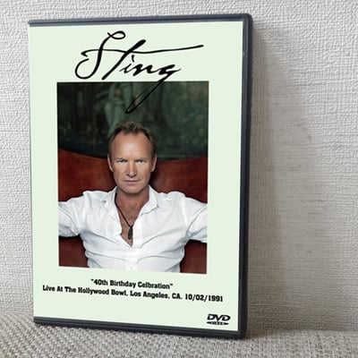 Sting 40th birthday celbration live at the hollywood bowl, los angeles, ca. 10.02.1991 dvd