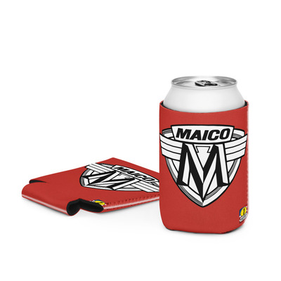 MAICO M Emblem Red Moto Can Cooler